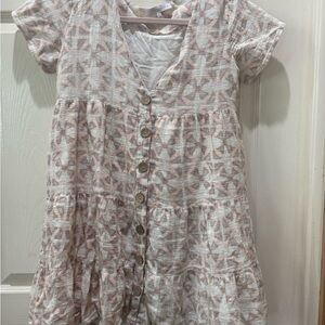 Stylish Dress with Button Detail